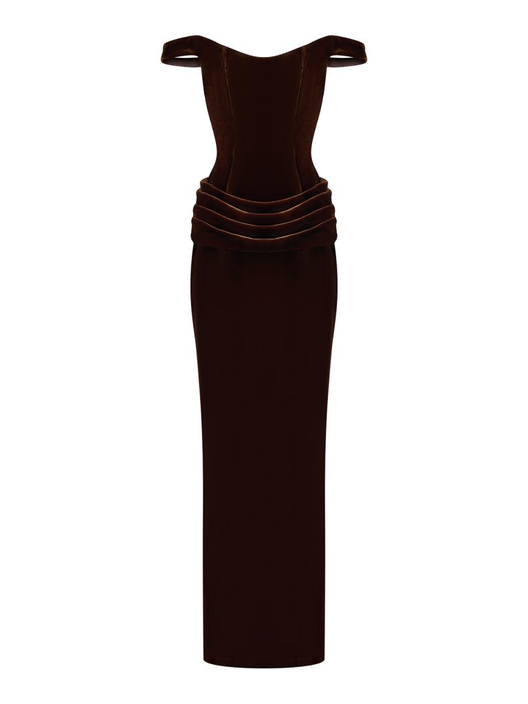 Donna maxi silk velvet